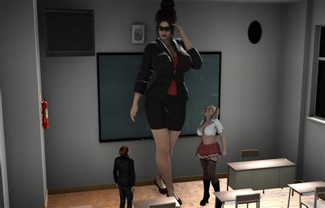 What an adrenaline rush When you fell, you ran as fast as possible to Mr Copland. . Teacher giantess